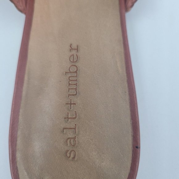 Sold/ Anthropologie Lily Leather Handwoven Mule Sandal in Cognac Size 10 - Picture 10 of 12
